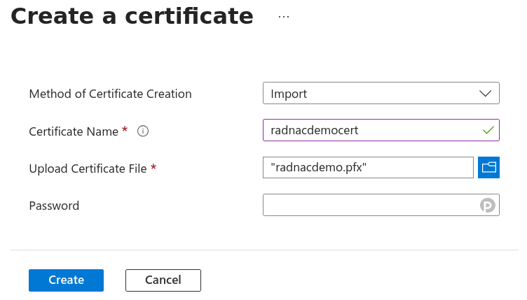 Creating a Key Vault resource
